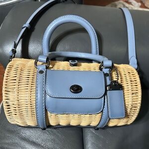 Coach Wicker Shoulder Bag